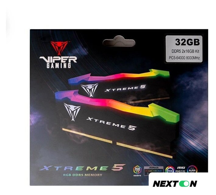 Оперативная память Patriot Viper Xtreme 5 RGB 2x16ГБ DDR5 7600МГц PVXR532G76C36K - Изображение №7 — Интернет-магазин Nexton