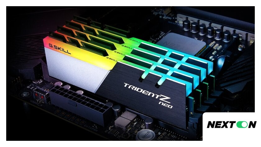 Оперативная память G.Skill Trident Z Neo 2x16GB DDR4 PC4-25600 F4-3200C16D-32GTZN - Изображение №4 — Интернет-магазин Nexton