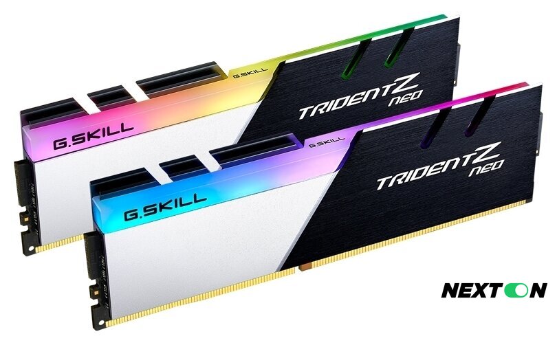 Оперативная память G.Skill Trident Z Neo 2x16GB DDR4 PC4-25600 F4-3200C16D-32GTZN - Изображение №1 — Интернет-магазин Nexton
