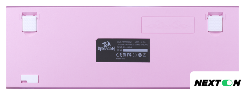 Клавиатура Redragon Fizz (розовый/белый) - Изображение №17 — Интернет-магазин Nexton