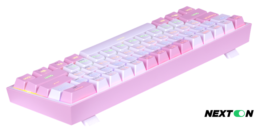 Клавиатура Redragon Fizz (розовый/белый) - Изображение №12 — Интернет-магазин Nexton
