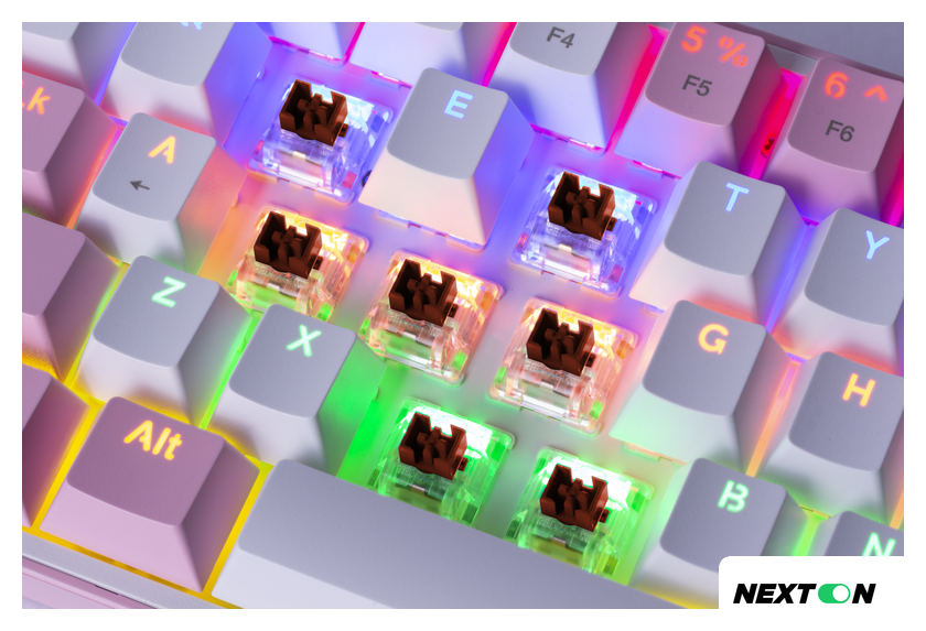 Клавиатура Redragon Fizz (розовый/белый) - Изображение №10 — Интернет-магазин Nexton