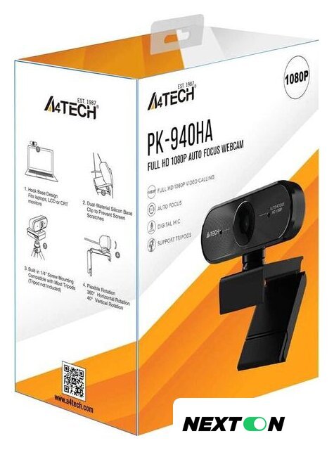 Веб-камера A4Tech PK-940HA - Изображение №6 — Интернет-магазин Nexton