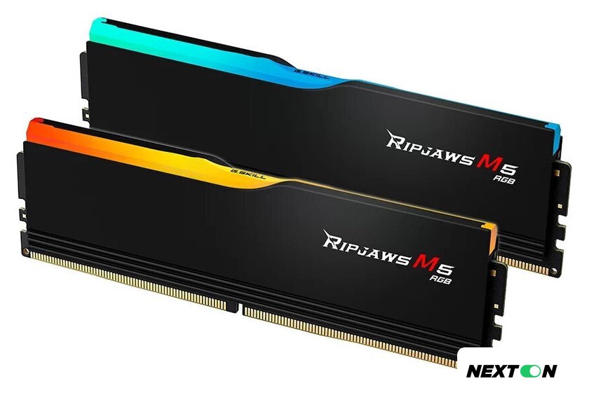 Оперативная память G.Skill Ripjaws M5 RGB 2x32ГБ DDR5 6000 МГц F5-6000J3040G32GX2-RM5RK - Изображение №2 — Интернет-магазин Nexton
