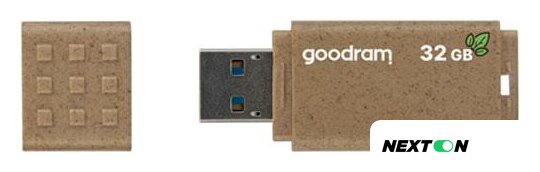USB Flash GOODRAM UME3 Eco Friendly 32GB (коричневый) - Изображение №3 — Интернет-магазин Nexton