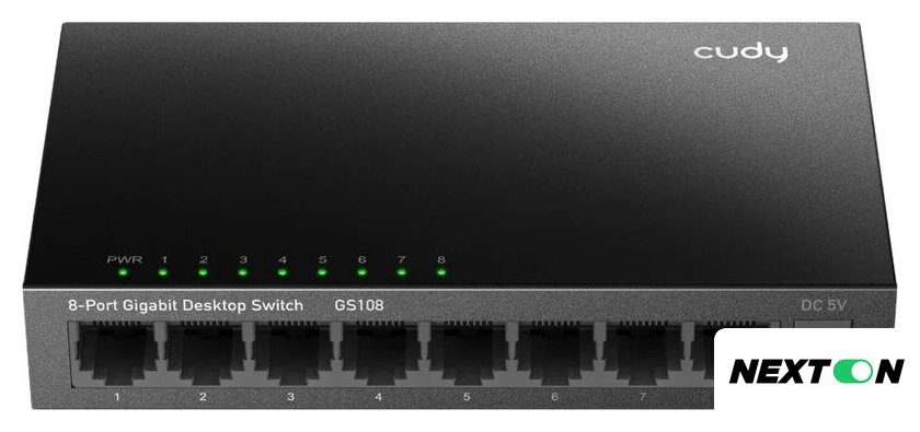 Неуправляемый коммутатор Cudy GS108 4.0 - Изображение №1 — Интернет-магазин Nexton