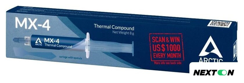 Термопаста Arctic MX-4 ACTCP00059A (8 г) - Изображение №2 — Интернет-магазин Nexton