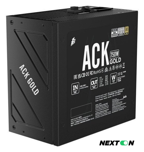 Блок питания 1stPlayer ACK Gold 750W HA-750BA2-BK - Изображение №9 — Интернет-магазин Nexton