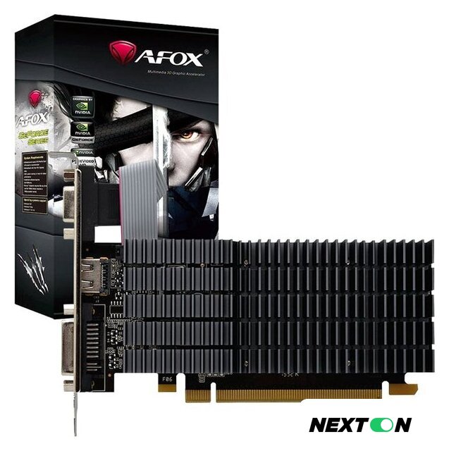 Видеокарта AFOX GeForce GT710 2GB DDR3 AF710-2048D3L5 - Изображение №1 — Интернет-магазин Nexton