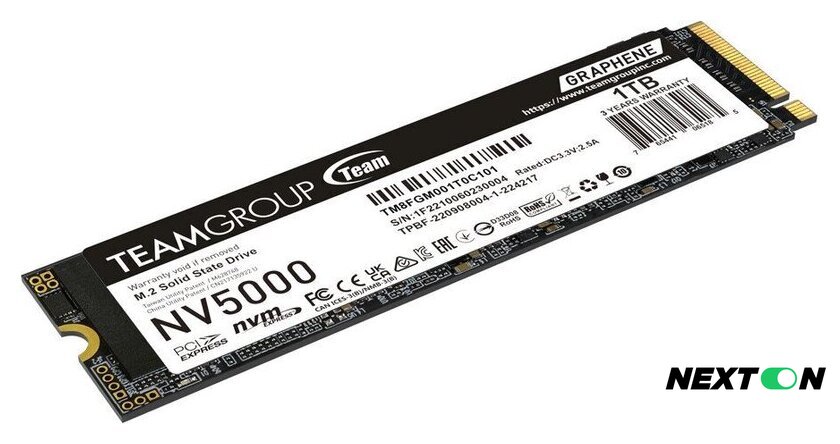 SSD Team NV5000 1TB TM8FGM001T0C101 - Изображение №4 — Интернет-магазин Nexton