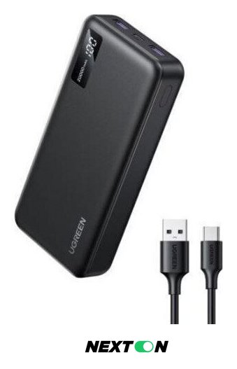 Внешний аккумулятор Ugreen PB312 20000mAh (черный) - Изображение №3 — Интернет-магазин Nexton