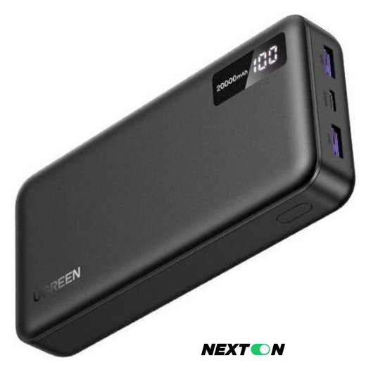 Внешний аккумулятор Ugreen PB312 20000mAh (черный) - Изображение №1 — Интернет-магазин Nexton