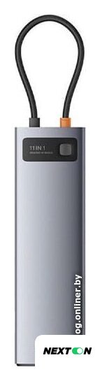 Док-станция Baseus Metal Gleam Series 11-Port Hub B00030709811-00 - Изображение №3 — Интернет-магазин Nexton