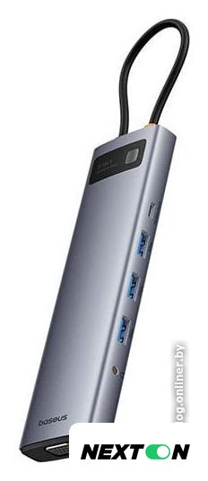 Док-станция Baseus Metal Gleam Series 11-Port Hub B00030709811-00 - Изображение №2 — Интернет-магазин Nexton