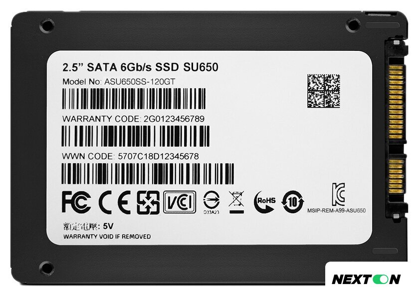 SSD ADATA Ultimate SU650 256GB ASU650SS-256GT-R - Изображение №5 — Интернет-магазин Nexton