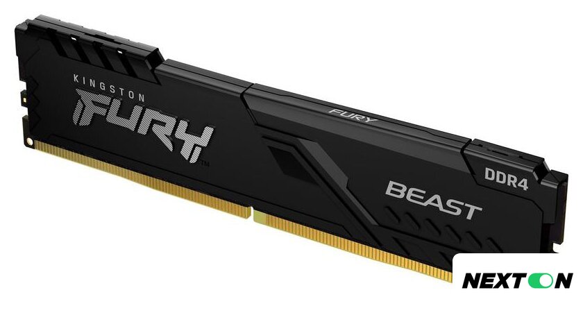 Оперативная память Kingston FURY Beast 2x16GB DDR4 PC4-25600 KF432C16BB1K2/32 - Изображение №2 — Интернет-магазин Nexton
