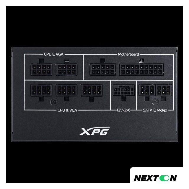 Блок питания ADATA XPG Core Reactor II VE 850W COREREACTORIIVE850G-BKCEU - Изображение №2 — Интернет-магазин Nexton