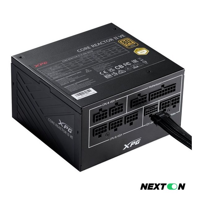 Блок питания ADATA XPG Core Reactor II VE 850W COREREACTORIIVE850G-BKCEU - Изображение №5 — Интернет-магазин Nexton