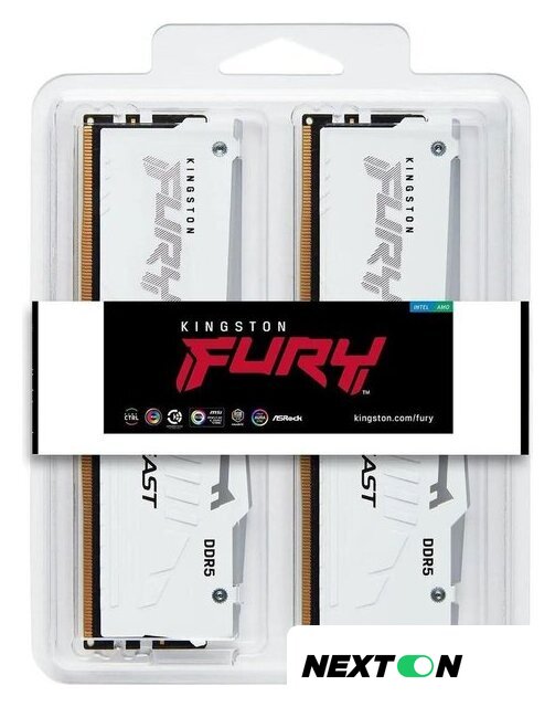 Оперативная память Kingston FURY Beast RGB 2x16ГБ DDR5 6000 МГц KF560C36BWE2AK2-32 - Изображение №3 — Интернет-магазин Nexton