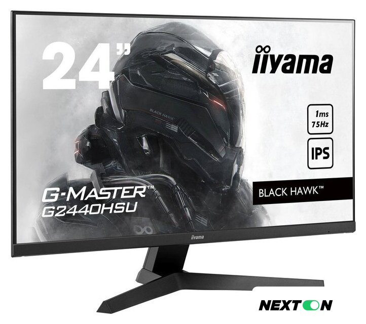 Игровой монитор iiyama G-Master Black Hawk G2440HSU-B1 - Изображение №2 — Интернет-магазин Nexton