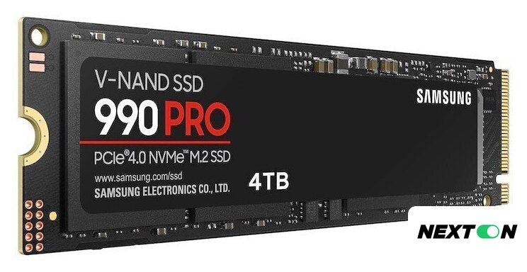 SSD Samsung 990 Pro 4TB MZ-V9P4T0BW - Изображение №2 — Интернет-магазин Nexton