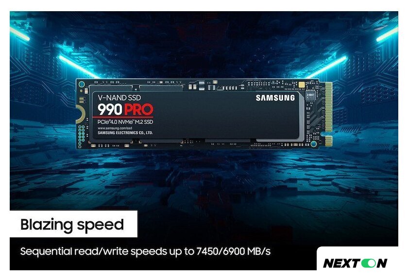 SSD Samsung 990 Pro 4TB MZ-V9P4T0BW - Изображение №7 — Интернет-магазин Nexton