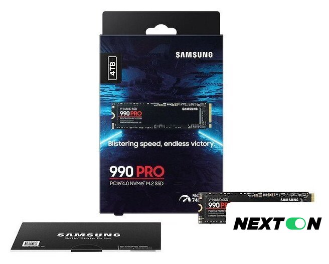 SSD Samsung 990 Pro 4TB MZ-V9P4T0BW - Изображение №3 — Интернет-магазин Nexton