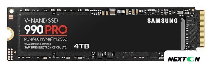 SSD Samsung 990 Pro 4TB MZ-V9P4T0BW - Изображение №1 — Интернет-магазин Nexton