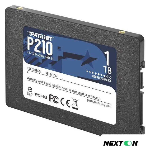 SSD Patriot P210 1TB P210S1TB25 - Изображение №2 — Интернет-магазин Nexton