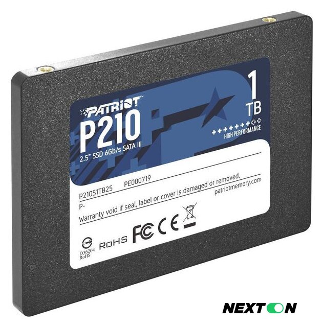 SSD Patriot P210 1TB P210S1TB25 - Изображение №3 — Интернет-магазин Nexton