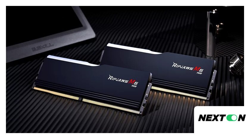 Оперативная память G.Skill Ripjaws M5 RGB 2x32ГБ DDR5 6400 МГц F5-6400J3239G32GX2-RM5RK - Изображение №5 — Интернет-магазин Nexton