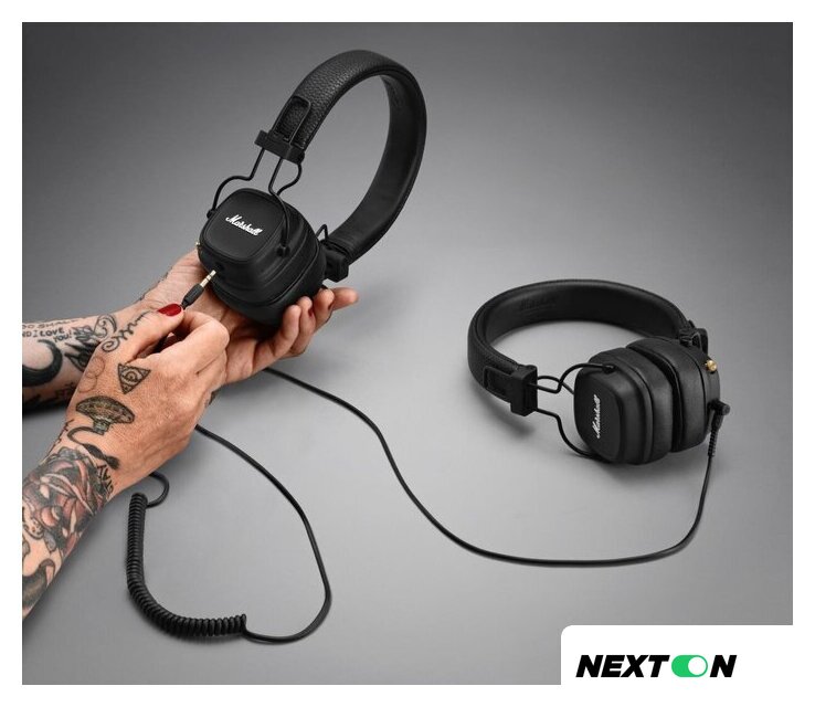 Наушники Marshall Major IV (черный) - Изображение №7 — Интернет-магазин Nexton