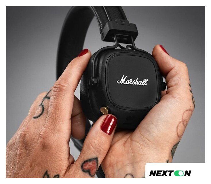Наушники Marshall Major IV (черный) - Изображение №6 — Интернет-магазин Nexton