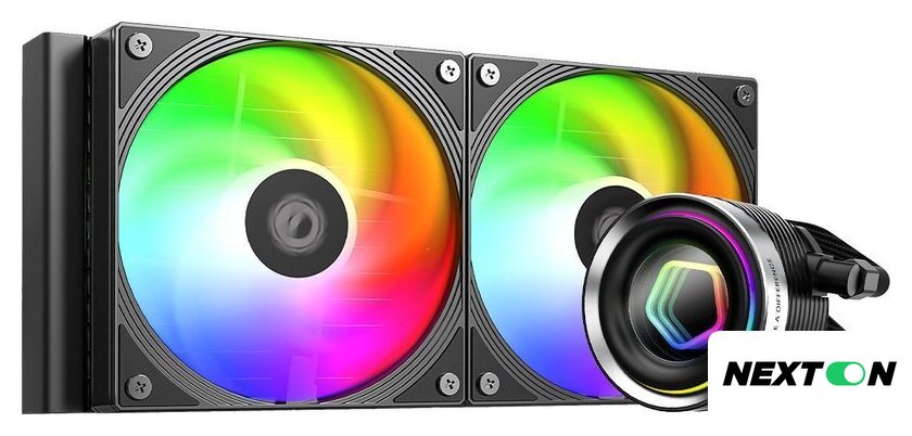 Система жидкостного охлаждения для процессора ID-Cooling FX240 INF Black - Изображение №1 — Интернет-магазин Nexton