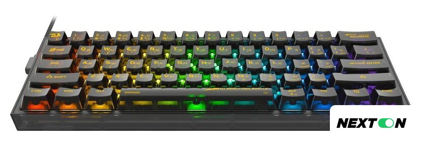 Клавиатура Redragon Fizz (прозрачный/черный) - Изображение №3 — Интернет-магазин Nexton