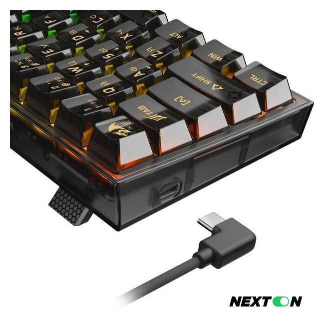 Клавиатура Redragon Fizz (прозрачный/черный) - Изображение №7 — Интернет-магазин Nexton