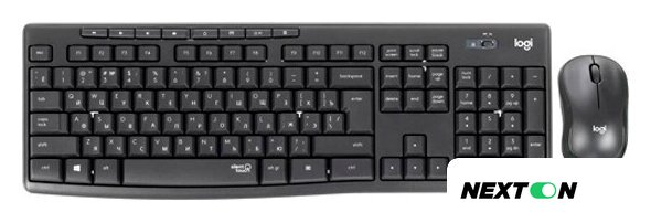 Офисный набор Logitech MK295 Silent Wireless Combo 920-009813 (графитовый) - Изображение №1 — Интернет-магазин Nexton