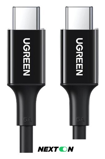 Кабель Ugreen US300 80372 USB Type-C - USB Type-C (2 м, черный) - Изображение №1 — Интернет-магазин Nexton