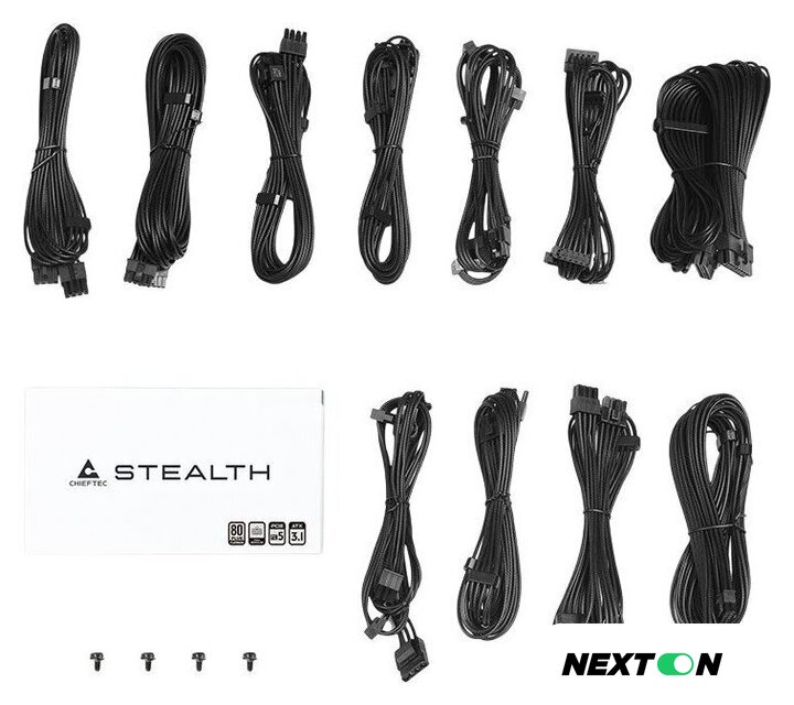 Блок питания Chieftec Stealth SPX-1200-FC - Изображение №3 — Интернет-магазин Nexton
