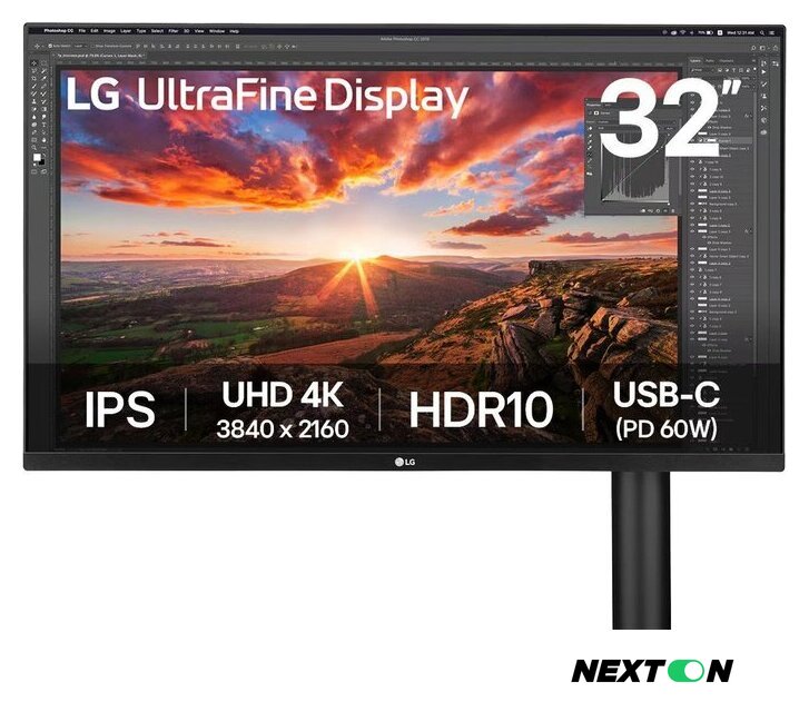 Монитор LG UltraFine 32UN880K-B - Изображение №1 — Интернет-магазин Nexton