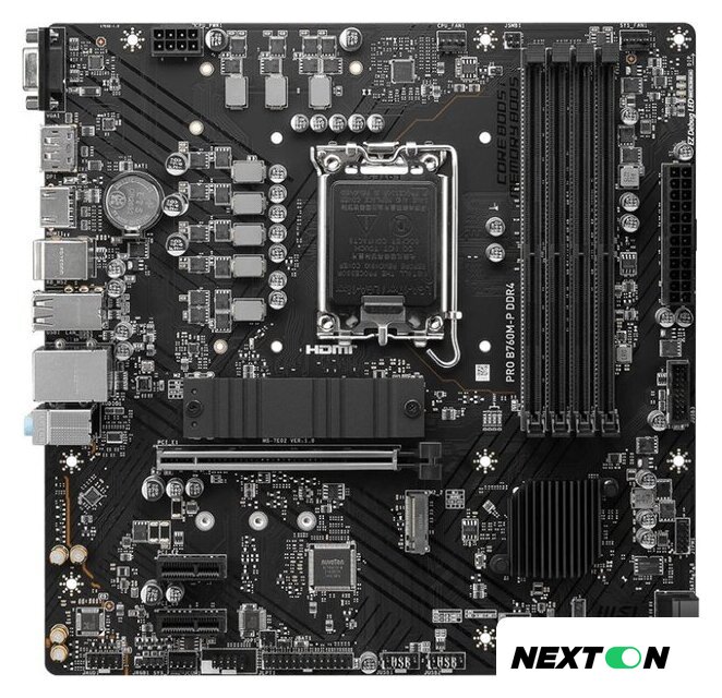 Материнская плата MSI Pro B760M-P DDR4 - Изображение №1 — Интернет-магазин Nexton