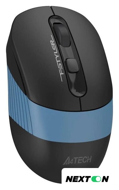 Мышь A4Tech Fstyler FB10CS (черный/синий) - Изображение №4 — Интернет-магазин Nexton