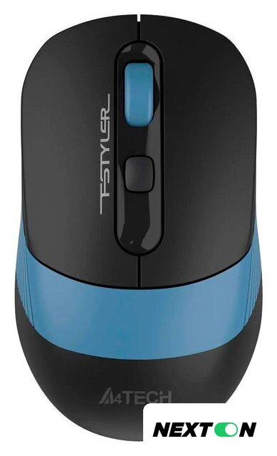 Мышь A4Tech Fstyler FB10CS (черный/синий) - Изображение №1 — Интернет-магазин Nexton