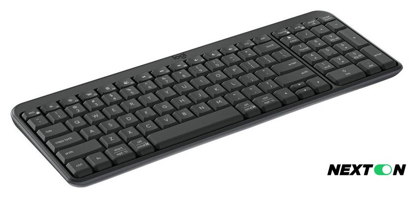 Клавиатура Logitech K250 Compact Bluetooth Wireless Keyboard 920-013452 (графит) - Изображение №3 — Интернет-магазин Nexton