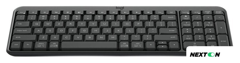 Клавиатура Logitech K250 Compact Bluetooth Wireless Keyboard 920-013452 (графит) - Изображение №2 — Интернет-магазин Nexton