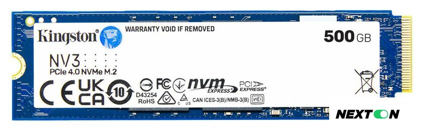 SSD Kingston NV3 500GB SNV3S/500G - Изображение №1 — Интернет-магазин Nexton