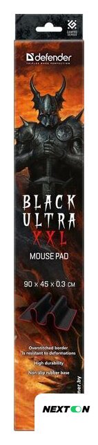 Коврик для стола Defender Black Ultra XXL - Изображение №7 — Интернет-магазин Nexton