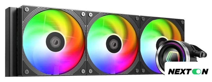 Система жидкостного охлаждения для процессора ID-Cooling FX360 INF Black - Изображение №1 — Интернет-магазин Nexton