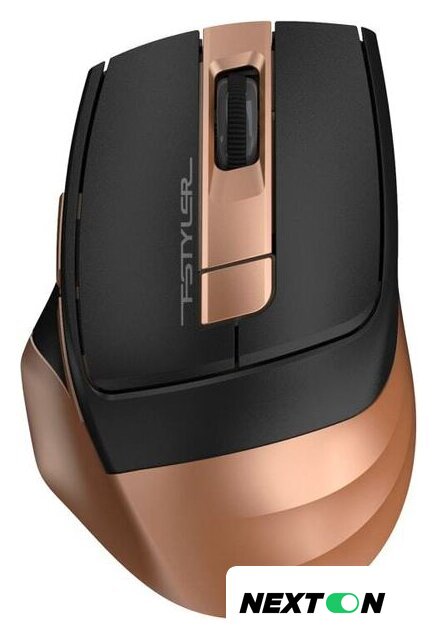 Мышь A4Tech Fstyler FG35 (черный/золотистый) - Изображение №1 — Интернет-магазин Nexton