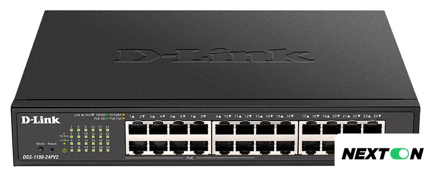 Настраиваемый коммутатор D-Link DGS-1100-24PV2/A3A - Изображение №1 — Интернет-магазин Nexton